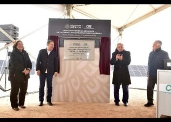 Inauguración – primera etapa. Central Fotovoltaica Puerto Peñasco.