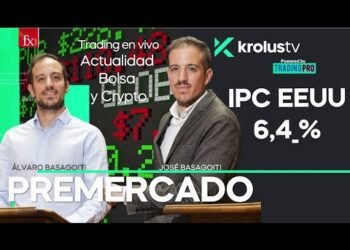 💥6,4% baja una décima inflación EEUU IPC 📉 Trading en VIVO 🔴💸| Krolus