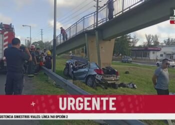 Brutal accidente en la Ruta 2: dos muertos