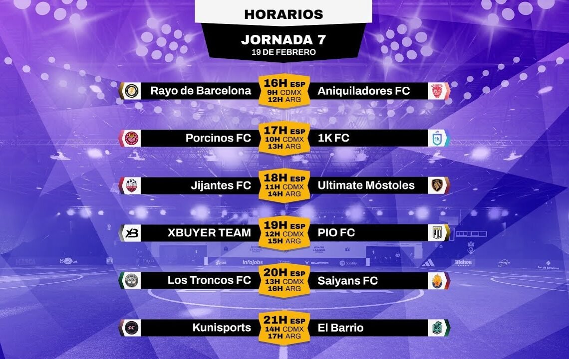 👑 Kings League InfoJobs – JORNADA 7 ⚽ #KINGSLEAGUEJ7