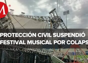 Por colapso de escenario, suspenden festival en Cajeme; tocarían Sin Bandera
