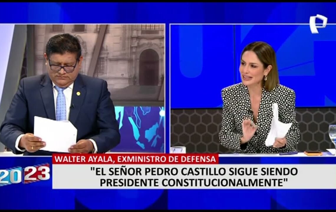 Walter Ayala: “Pedro Castillo sigue siendo presidente constitucionalmente” Walter Ayala: “Pedro Castillo sigue siendo presidente constitucionalmente”