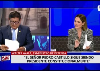 Walter Ayala: “Pedro Castillo sigue siendo presidente constitucionalmente”