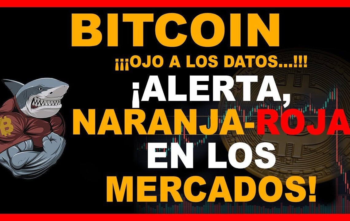 🚀 BITCOIN🤢🤢  ¡COMO EL TIEMPO, ALERTA NARANJA TIRANDO A ROJA!🥵🥵