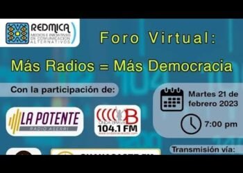 Foro Virtual: Más Radios = Más Democracia