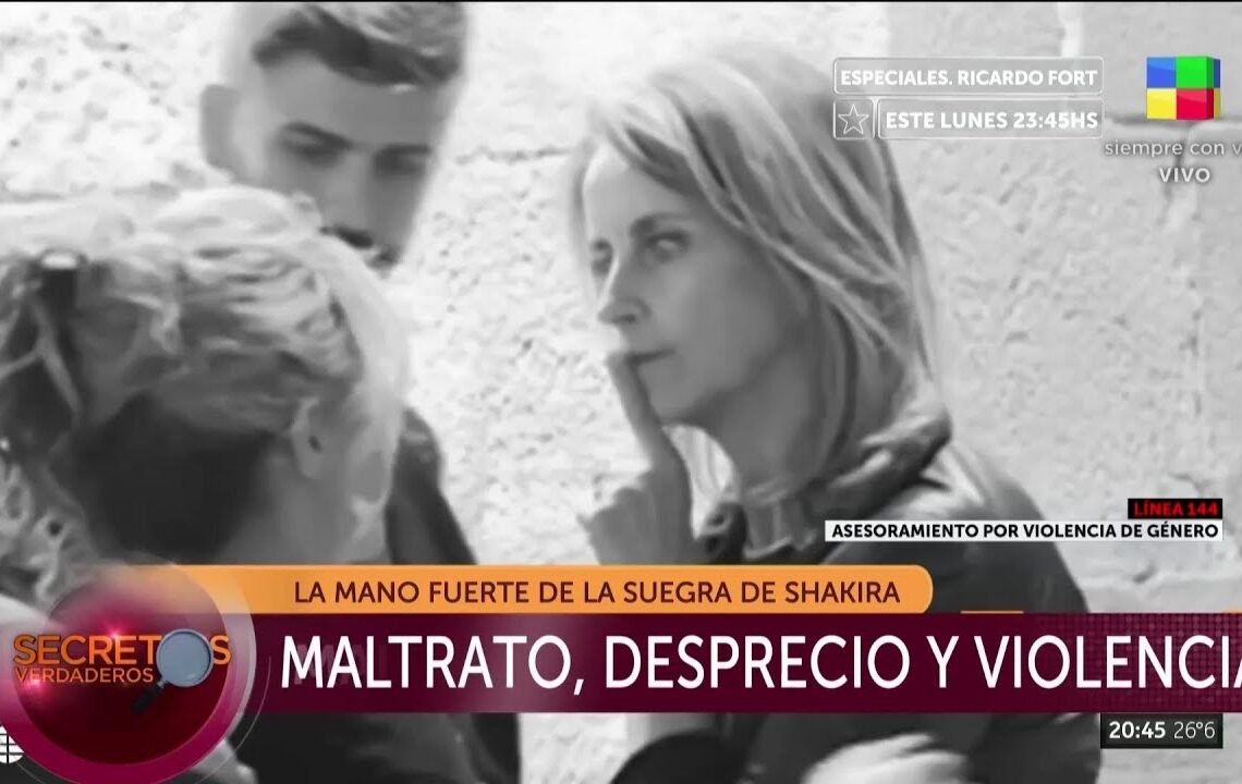 Maltratos y violencia: el difícil momento de Shakira junto a Piqué y su ex suegra
