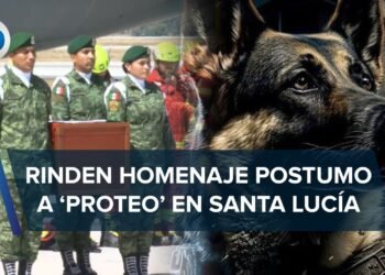 ‘Proteo’ recibe homenaje tras su llegada a México