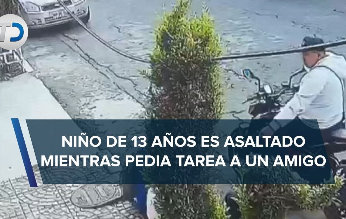 En Ecatepec, asaltan a mano armada a menor de 13 años cuando le pedía la tarea a su vecino