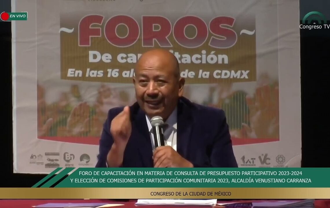 🔴#EnVivo| Foro de Capacitación en Materia de Consulta de Presupuesto Participativo y Elección de …