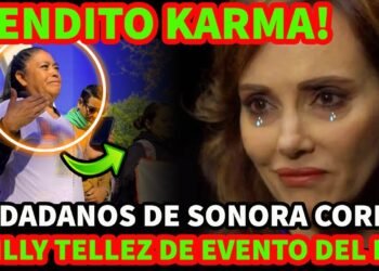 ¡BENDITO KARMA! CIUDADANOS DE SONORA CORREN A LILLY TELLEZ EN EVENTO DEL PAN