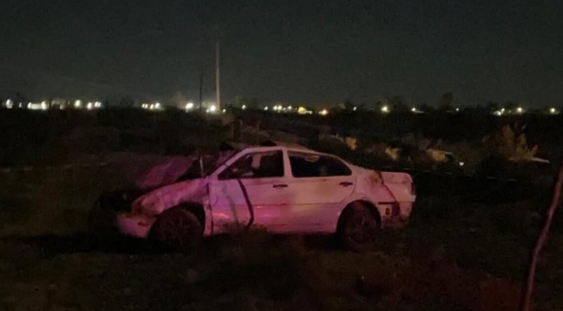 Muere hombre al volcarse en una brecha en Caborca Muere hombre al volcarse en una brecha en Caborca