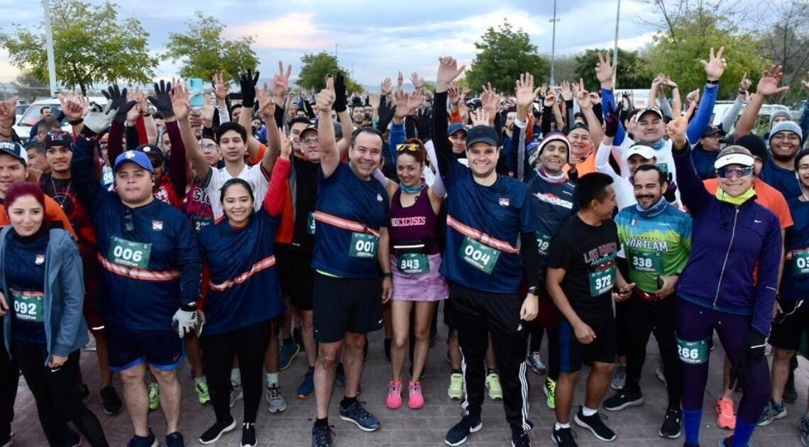 Corren más de 500 personas por un Hermosillo Limpio Corren más de 500 personas por un Hermosillo Limpio
