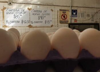Sube precio del huevo 6.25% en la semana en Navojoa