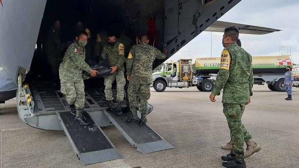 Sedena afirma que México superó la meta de ayuda humanitaria para Turquía Sedena afirma que México superó la meta de ayuda humanitaria para Turquía
