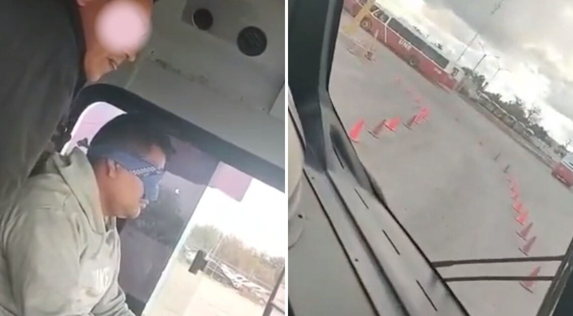 Video de chofer de transporte público manejando a ciegas sucedió en Hermosillo: Empresa