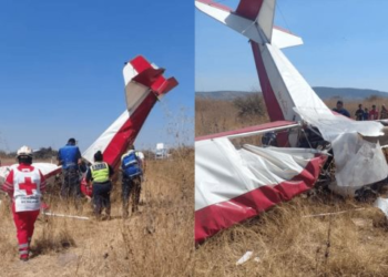 se desploma aeronave y fallecen dos personas