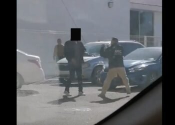 Fiscalía se pronuncia por elemento de la AMIC grabado en pelea