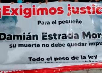 Exigen justicia por la muerte de Damián, niño ahogado en guardería