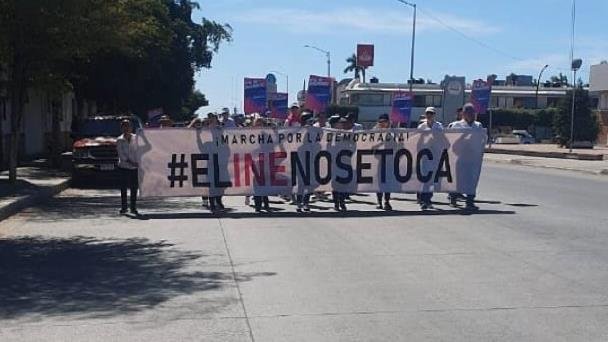 Ciudadanos de Navojoa se unen a la defensa del INE Ciudadanos de Navojoa se unen a la defensa del INE