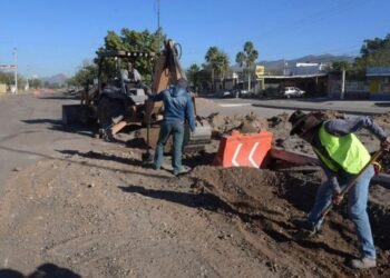 Avanza en 40 por ciento modernización de calle Olivares