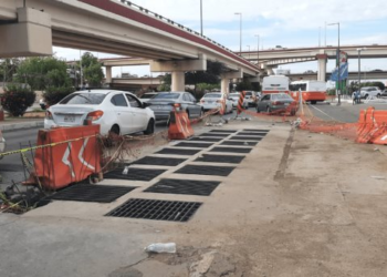 Obras de restructuración en parrillas pluviales