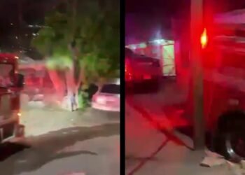Muere calcinado hombre de la tercera edad durante incendio de su casa en Hermosillo (Video)