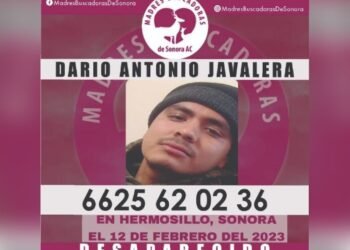 Buscan a Darío Antonio, joven de 20 años desaparecido en Hermosillo; toma medicamentos controlados