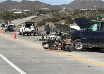 Registran dos choques simultáneos en la Hermosillo-Guaymas