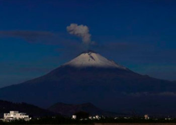 ¡Alerta volcánica! Popocatépetl presentó 6 explosiones en 24 horas