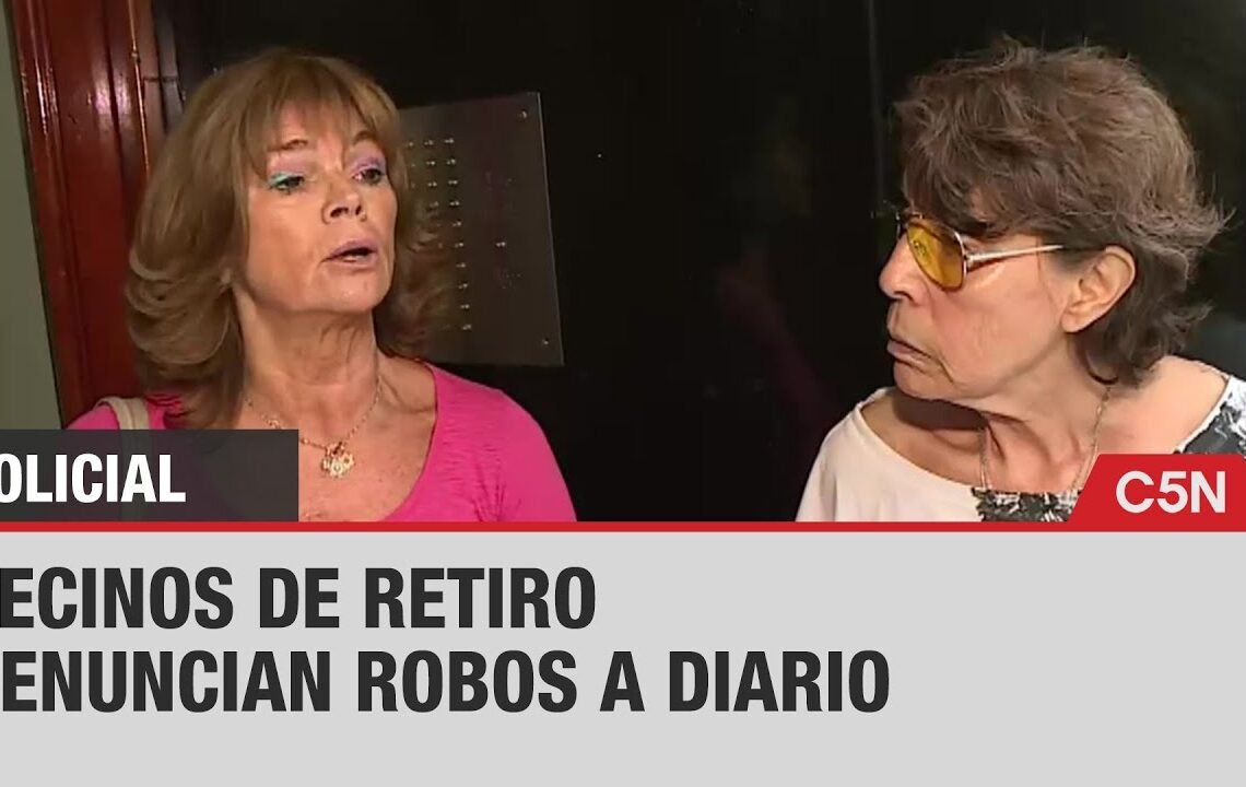 ENTRADERAS y ROBOS en el barrio de RETIRO