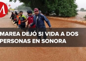 En Sonora, dos personas murieron y dos más están desaparecidas tras ser arrastradas por la marea