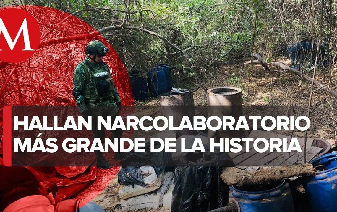 Ejército desmantela megalaboratorio del Cártel de Sinaloa en Angostura