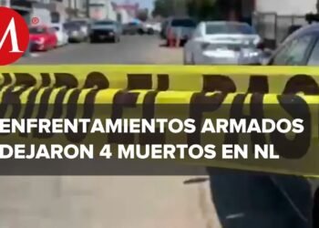 En Nuevo León, enfrentamiento entre grupos armados deja al menos 4 personas muertas