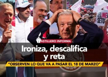 AMLO exhibe a convocantes al Zócalo Rosa: quieren seguir robando, son reaccionarios