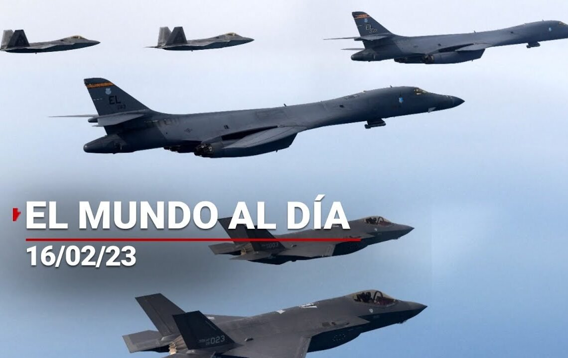 #ElMundoAlDía | 16/02/23: Estados Unidos advierte que continuará derribando OVNIs