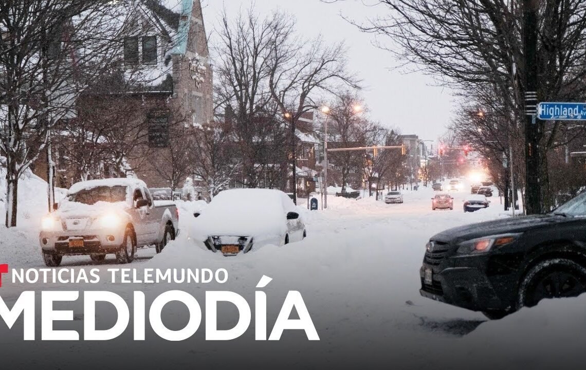 La ola de frío ártico ya se siente en Nueva York con ráfagas | Noticias Telemundo