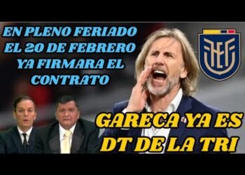 BONAFONT, WACHO S. “GARECA YA ES DT DE ECUADOR, EL 20 DE FEBRERO LLEGA A FIRMAR EL CONTRATO”