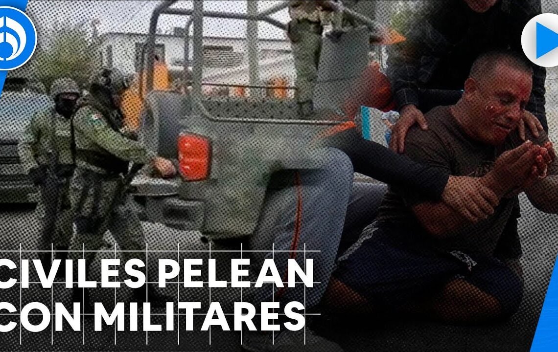 Asesinato de cinco jóvenes provoca riña entre militares y civiles en Tamaulipas