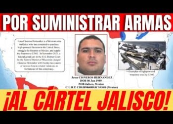 Jesús Cisneros Hernández; El Mexicano ACUSADO de ABASTECER de ARMAMENTO al 'CJNG'