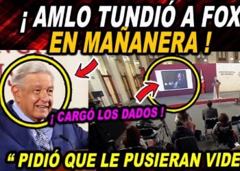 AMLO TUNDIÓ A FOX EN LA MAÑANERA. ESCUCHA LO QUE DIJO…PIDIÓ QUE LE PUSIERAN VIDEO.