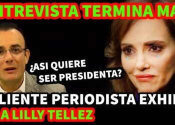 ¡ENTREVISTA TERMINA MAL! VALIENTE PERIODISTA EXHIBE LA IGNORANCIA DE LILLY TELLEZ