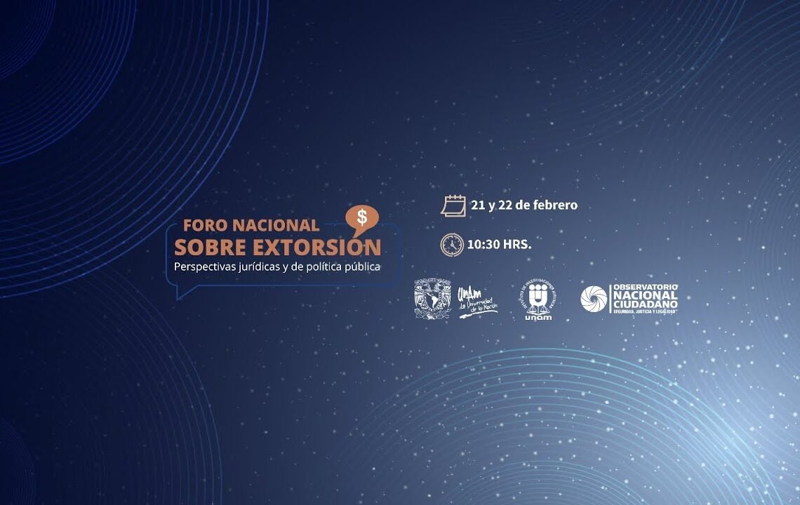 Foro Nacional sobre Extorsión