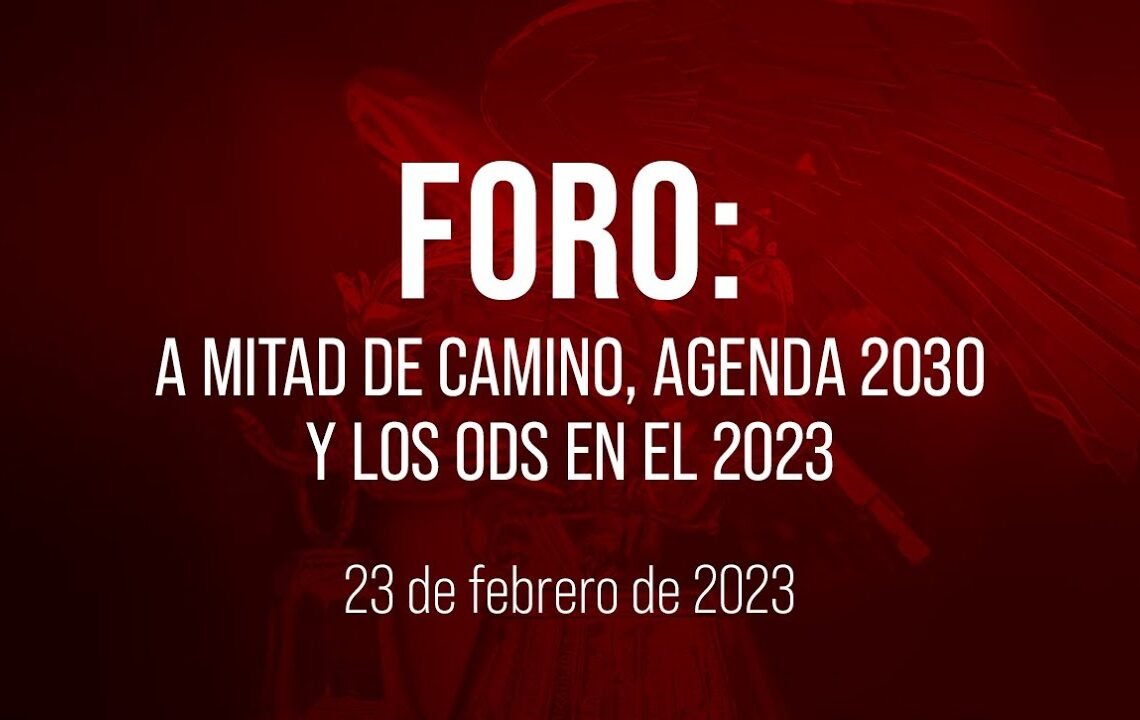 🔴Foro: A mitad del camino agenda 2030 y los ODS en 2023. Conferencia