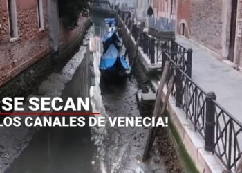 ¡Ya no hay agua en el mundo! Se SECAN los canales de Venecia 💧