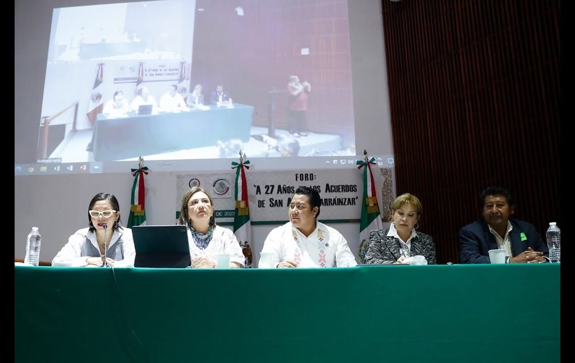 EN VIVO / Foro “A 27 Años de los Acuerdos de San Andrés Larráinzar”