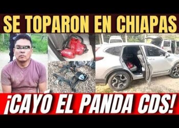 Detienen a “EL PANDA” y 3 de sus PISTOLEROS del 'CDS' en Mezcalapa, Chiapas