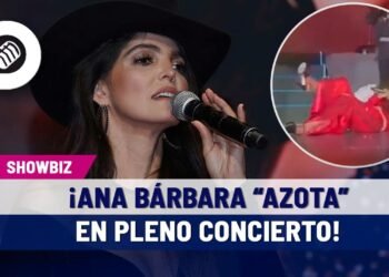 Showbiz: Ana Bárbara cae en escenario de Auditorio Nacional y Chumel Torres en Hermosillo