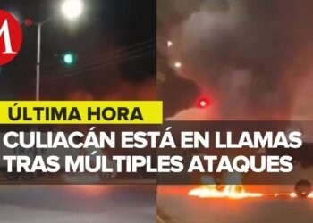 Reportan balaceras y bloqueos en Culiacán, piden a población resguardarse