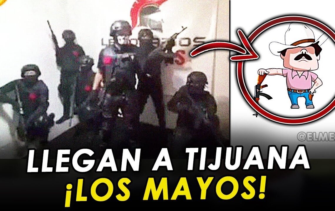 ¡Van por Los Jaliscos! Pistoleros del Mayo anuncian su llegada a Tijuana, Baja California.