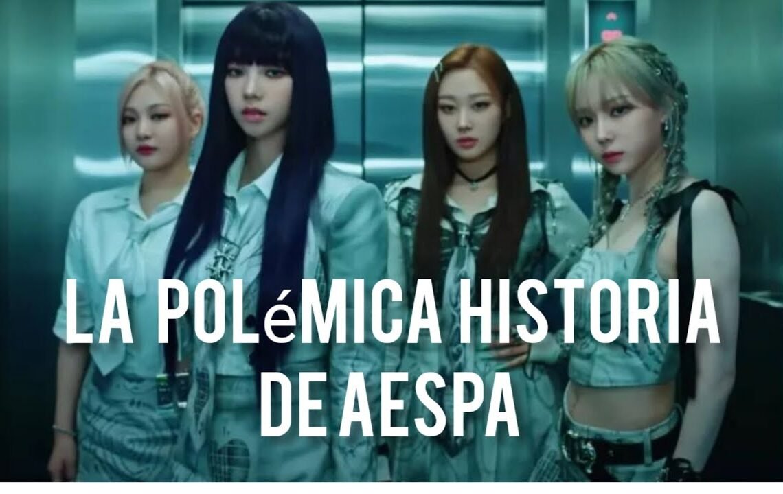 LA POLÉMICA HISTORIA DE AESPA#kpopnews #kpopnews #aespa #æspa #aespatiktok #winter #karina #giselle